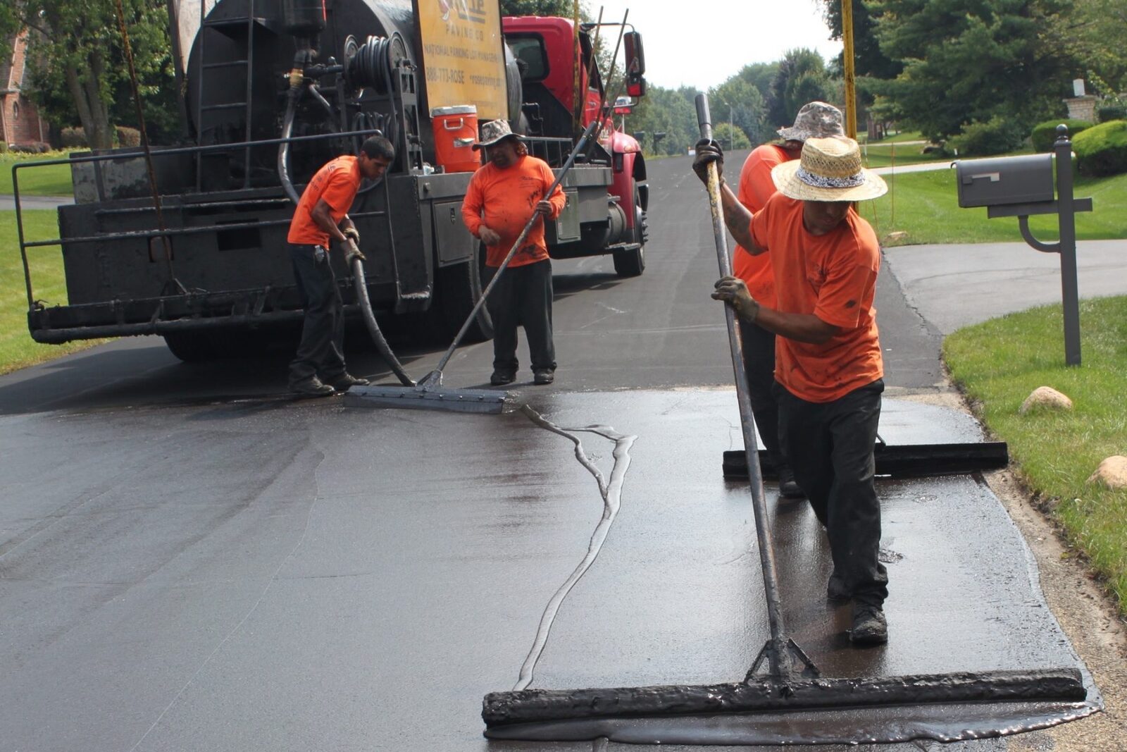 Sealcoating work example 3